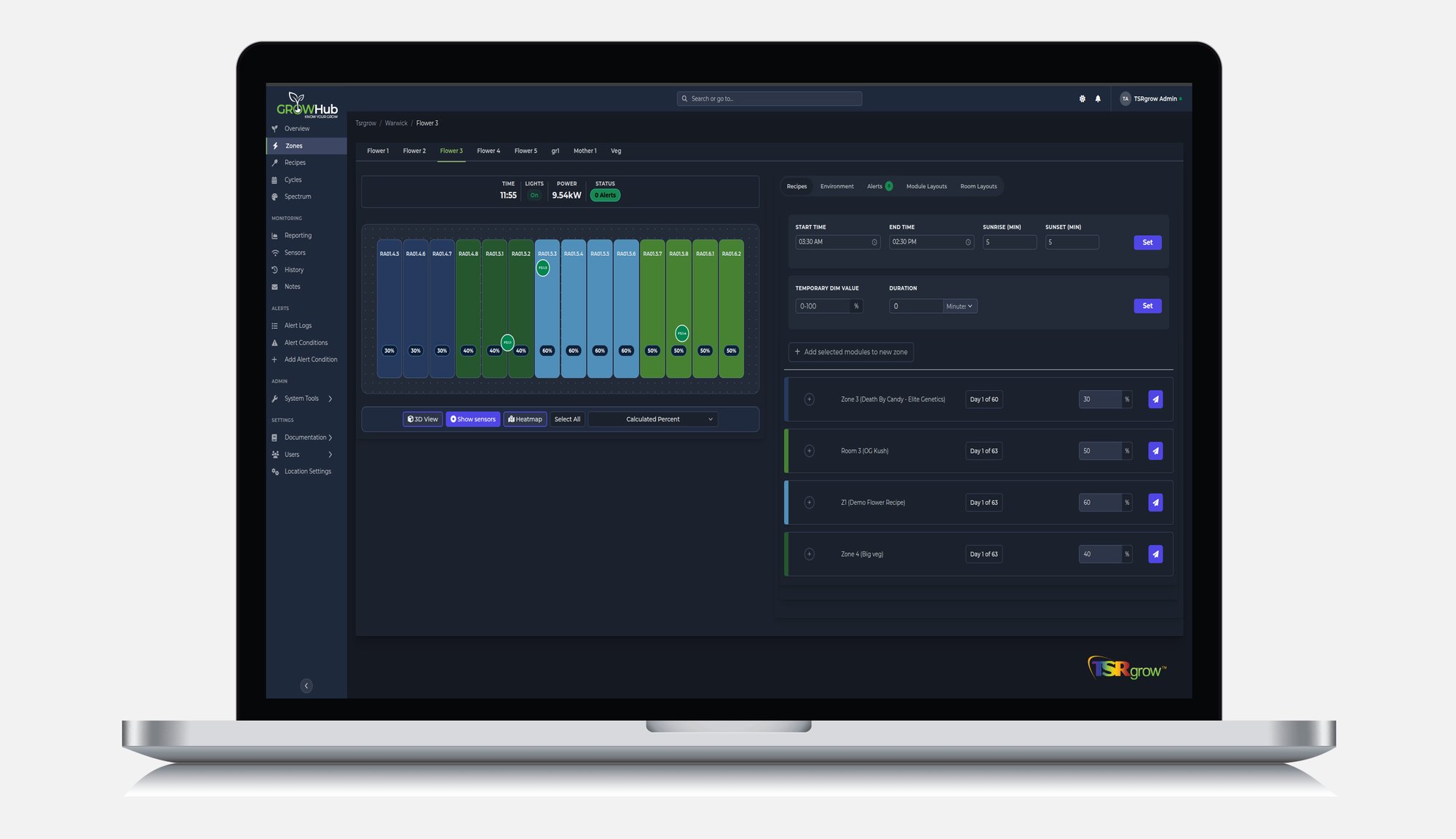GROWHub-Zone-Control-Screen