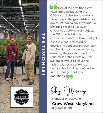 Grow West GROWHub TSRgrow Testimonial