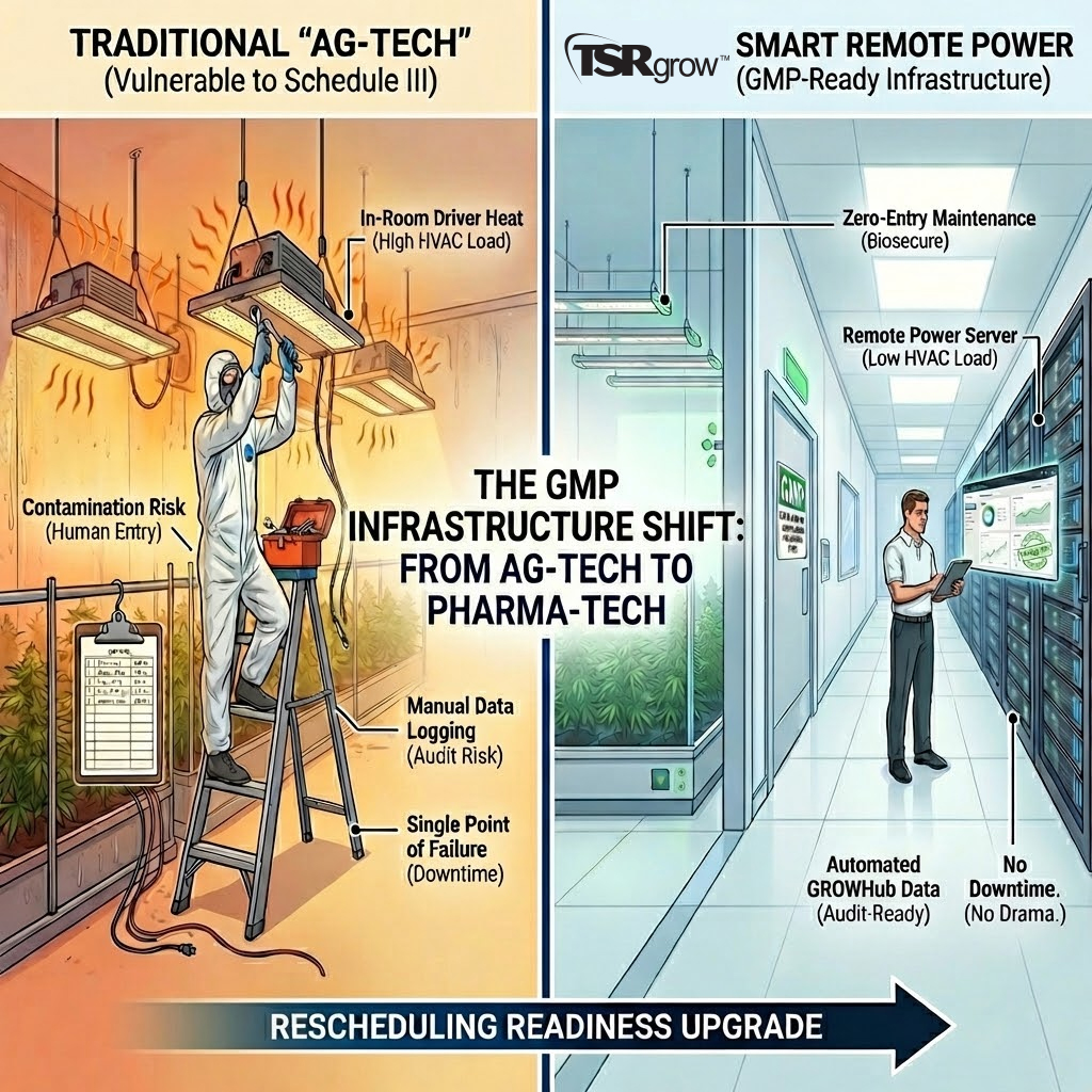 Cannabis cGMP Compliance: Infrastructure Design for Schedule III Readiness