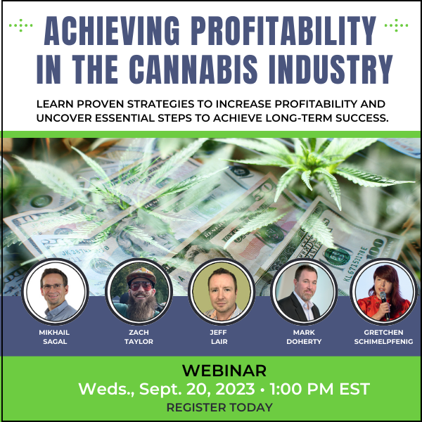 Achieving Profitability in the Cannabis Industry webinar